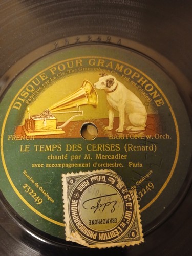 78t gramophone mercadier - gramophone,