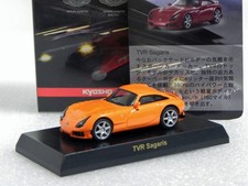 Kyosho 1/64 British Sports Car Collection TVR Sagaris Orange