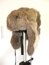 Véritable Chapka Ushanka Russe Mixte en fourrure d'écureuil