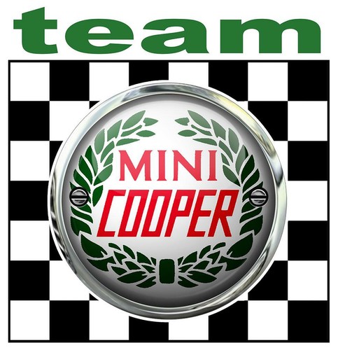 Mini cooper team sticker - cooper,
