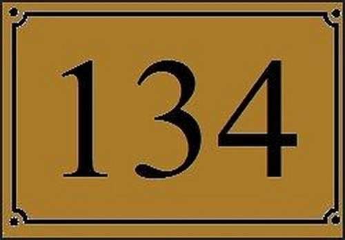 Plaque pvc numero rue de - plaque,
