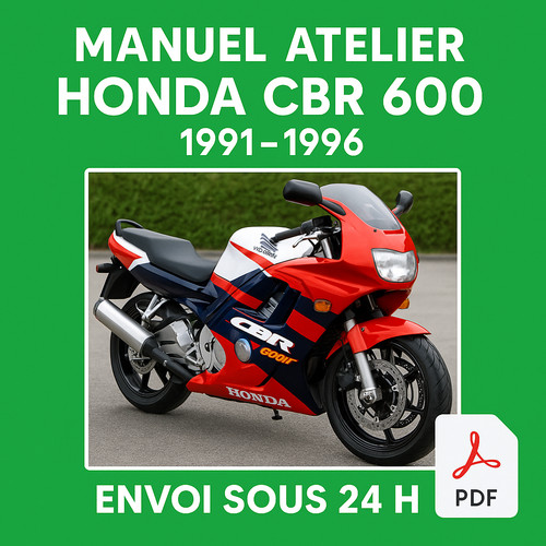 Manuel atelier honda cbr 600 - atelier,