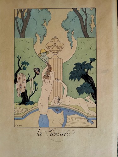 Georges barbier luxure - la,
