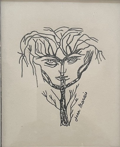 Jean marais dessin encre - jean,