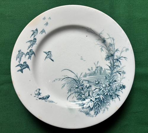 Faïence gien xix ème - faïence,