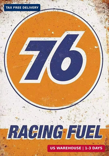 Retro metal tin sign - retro, 76