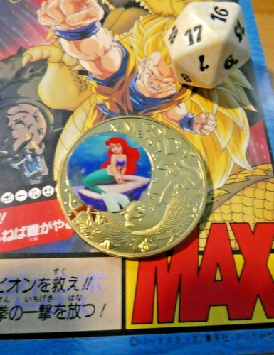 The little mermaid gold metal - mermaid,