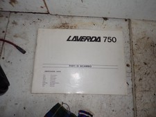 750 Laverda Catalogue de pièces détachées 8825