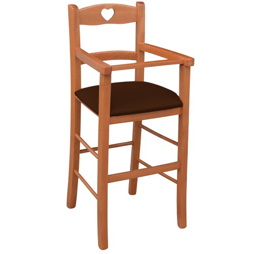 Chaise haute bois couleur - en,