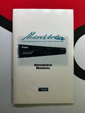 Alesis MicroVerb 4 IV Signal Processor Reference Manual Original Factory