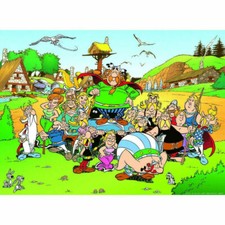 Plaque métal  Astérix et Obélix    30 X 20 CM