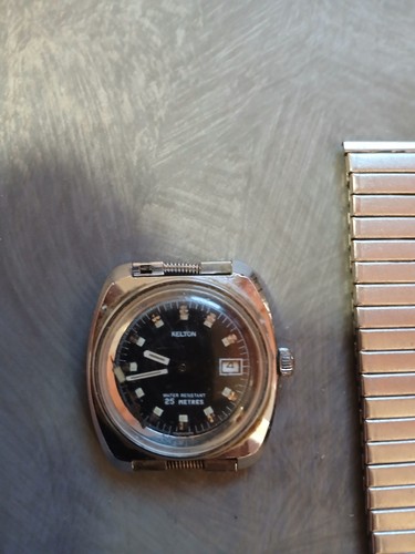 Montre kelton cadran noir en - cadran,