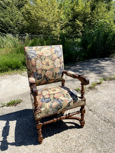Fauteuil style louis xiii - style, xiii-