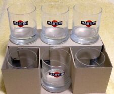 6 verres vintage MARTINI