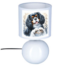 LAMPE DE CHEVET CHIEN CAVALIER