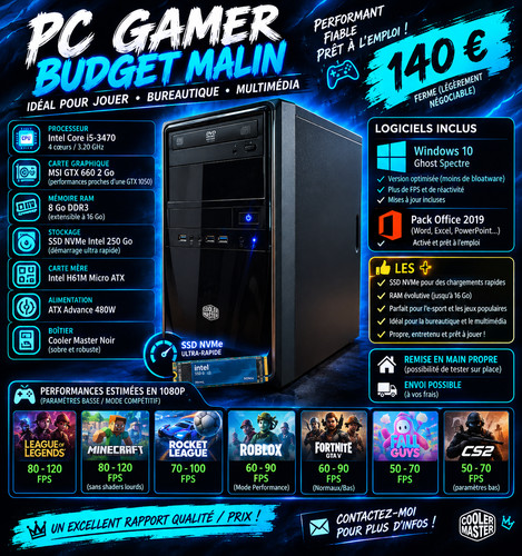 Gamer budget malin - 🖥️,