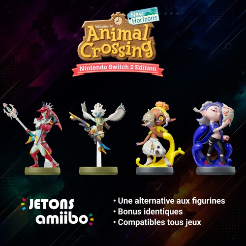 Jetons amiibo animal - jetons,