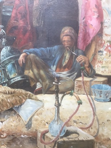 Tableau ancien peinture huile - tableau,