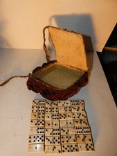 ANCIEN VINTAGE JEUX DE DOMINO