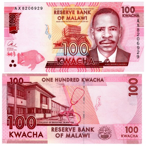 Malawi billet 100 kwacha 2016 - billet,