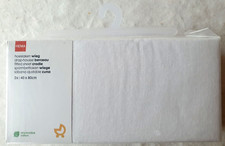 2 draps housse blanc pour