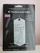 Airlinertags BAC Concorde Aircraft  Skin Tag - Sold out!