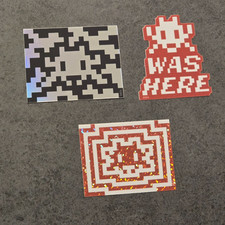 INVADER Stickers Space Station Limited Edition brillants👾 Paris 2024