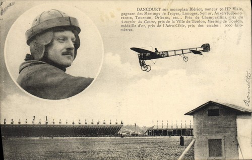 Dancourt sur monoplan blériot - dancourt,