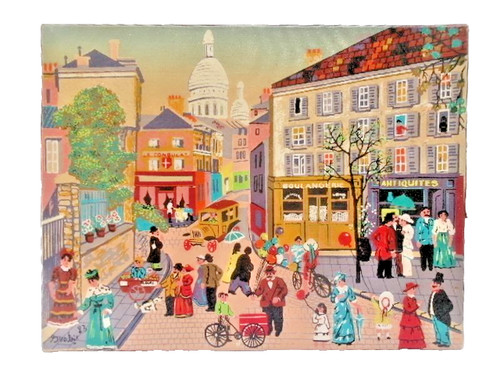 Tableau naïf vue de - tableau,