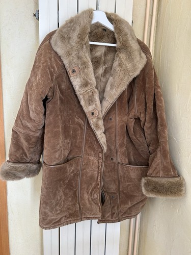 Manteau femme cuir - , marron