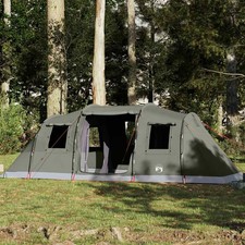 Tente familiale tunnel 6 personnes camouflage imperméable tente vidaXL