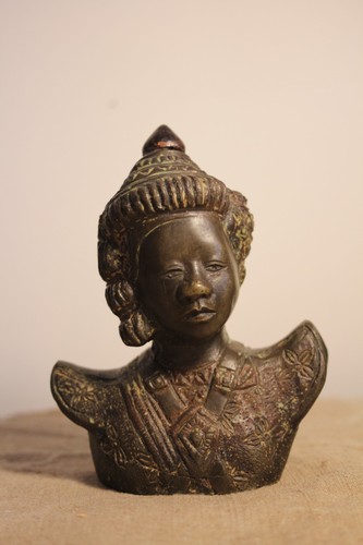 Ancienne rare statuette en - et,