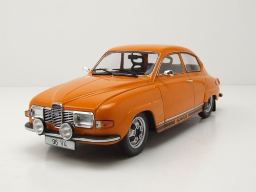 Saab 1970 orange voiture - saab,