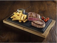 Plateau En Bois Avec Pierre Chaude