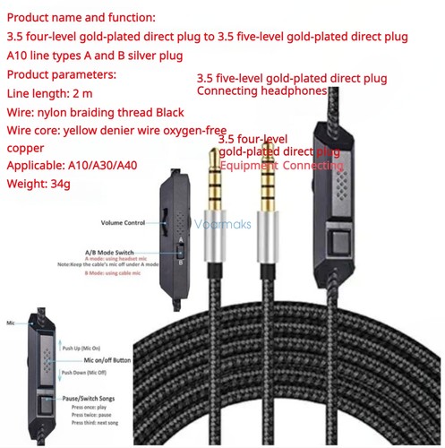 Audio cable for - for, astro