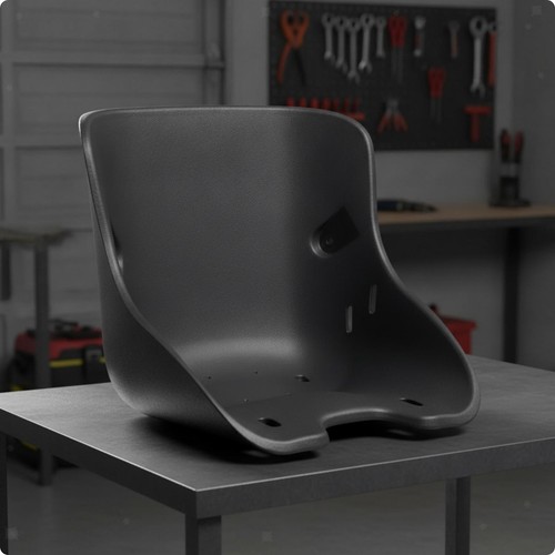 Siège baquet plastique - baquet,