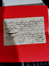 POMPIERS Reçu de ramonage