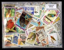 Animaux Oiseaux 1000 timbres