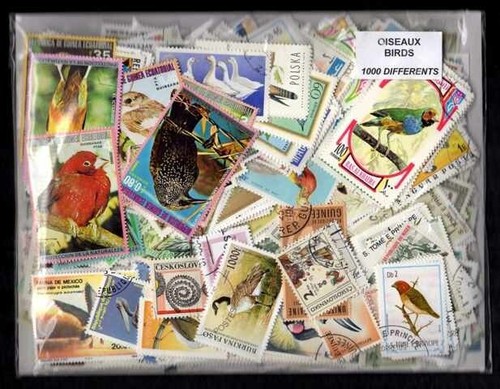 Animaux oiseaux 1000 timbres - oiseaux,