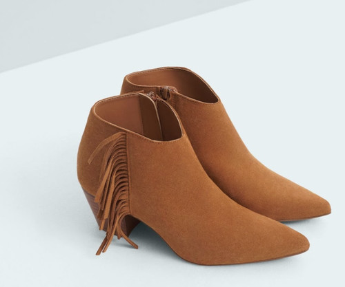 Bottines mango véritable - mango, en