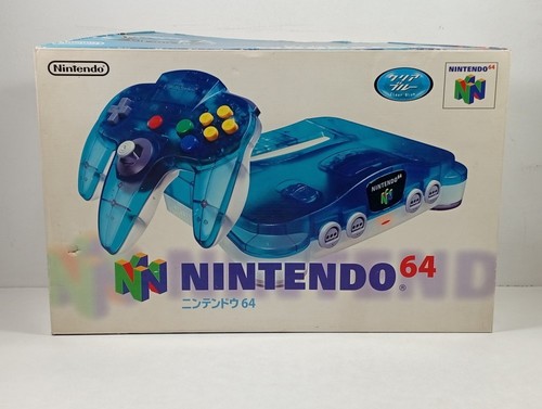 Console nintendo clear - 64, blue