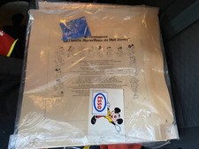 ESSO Walt Disney Gas Station Cardboard Home + Mickey Sticker + Figure