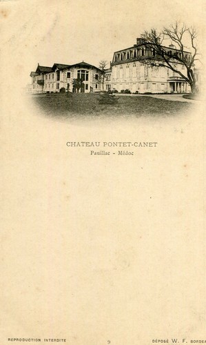 Carte pauillac médoc château - carte,