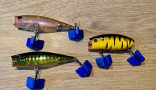 LUCKY CRAFT - POPPERS - LOT DE TROIS - NEUFS SANS BLISTERS - MODÈLES RARES