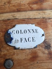 Ancienne plaque émaillée