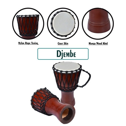 Tambour djembé africain - de,