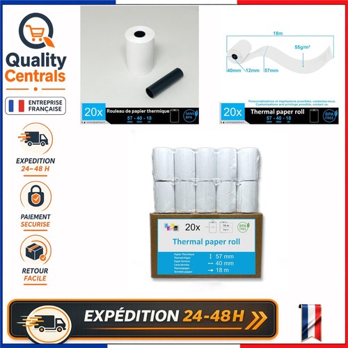 Rouleaux papier thermique - rouleaux,