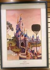 TABLEAU DISNEYLAND HOTEL Réplique Château Belle Bois Dormant / Sleeping Beauty