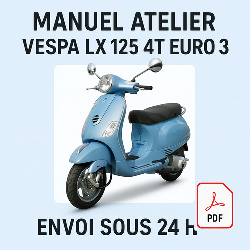 Manuel atelier vespa 125 - manuel,