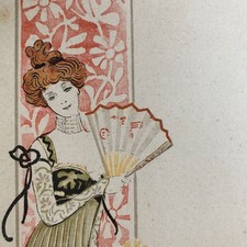 Lucien Métivet — champagne Doyen — lithographie "simili-aquarelle" —  c. 1900.